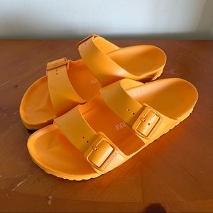 Birkenstock Arizona EVA orange sandals